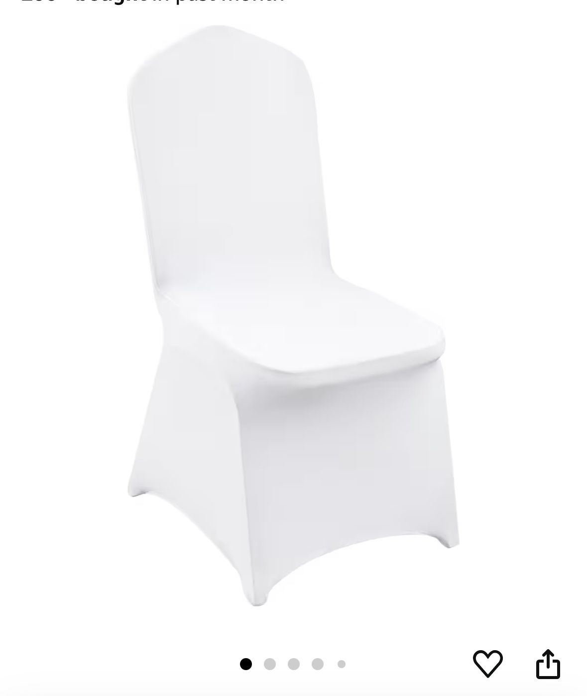 Chair covers White NEW