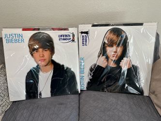 Life-size Justin Bieber cut out