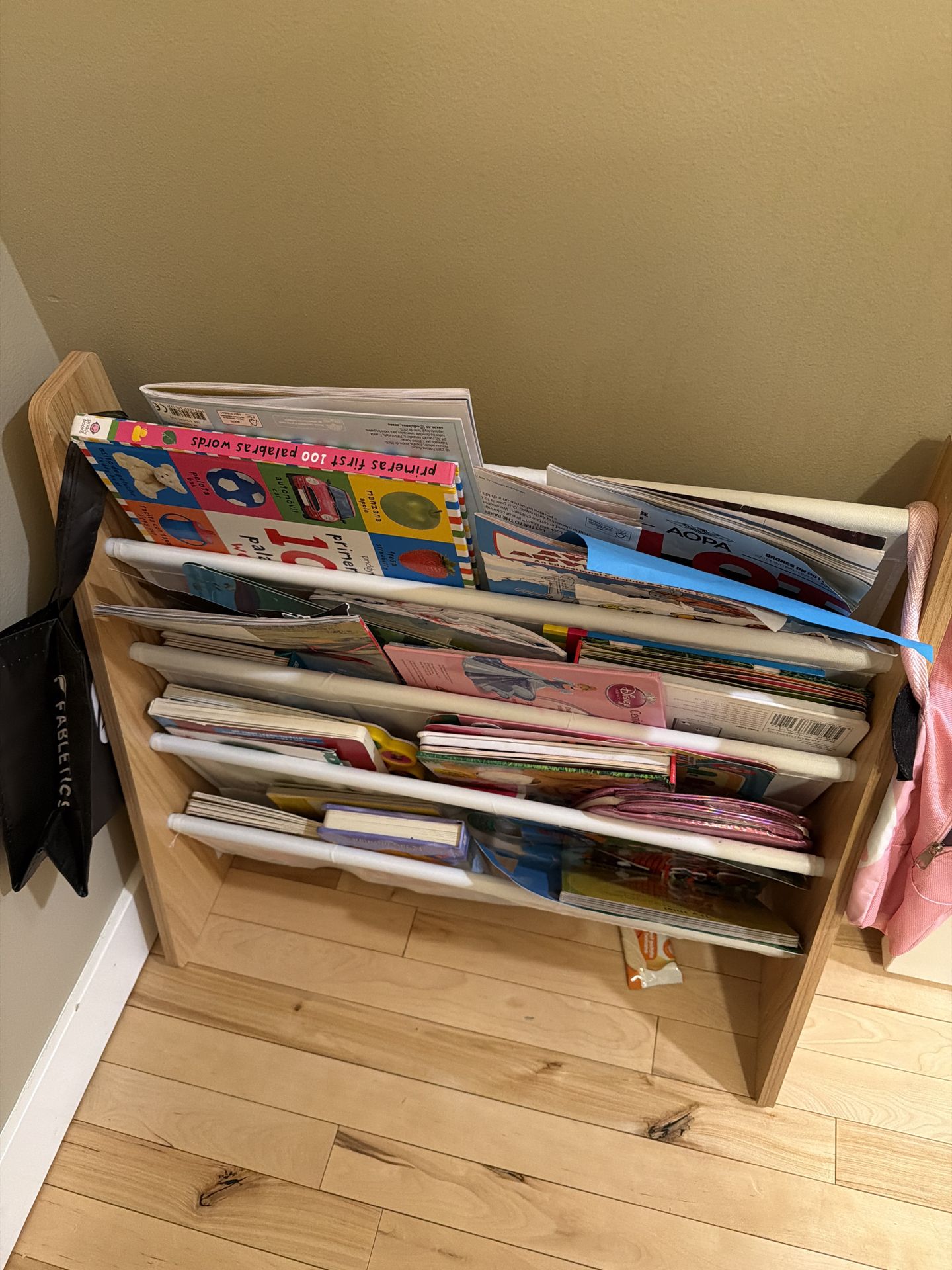 Kids Book Organizer / Bookshelf – Montessori Style – Wood