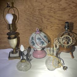Vintage Antique Lamps 