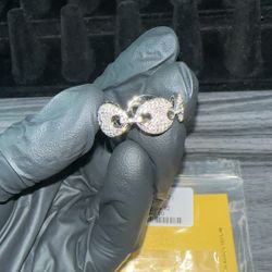 Men’s ring size 8,10,12 all 925 silver with moissanite diamonds 1.27 CT