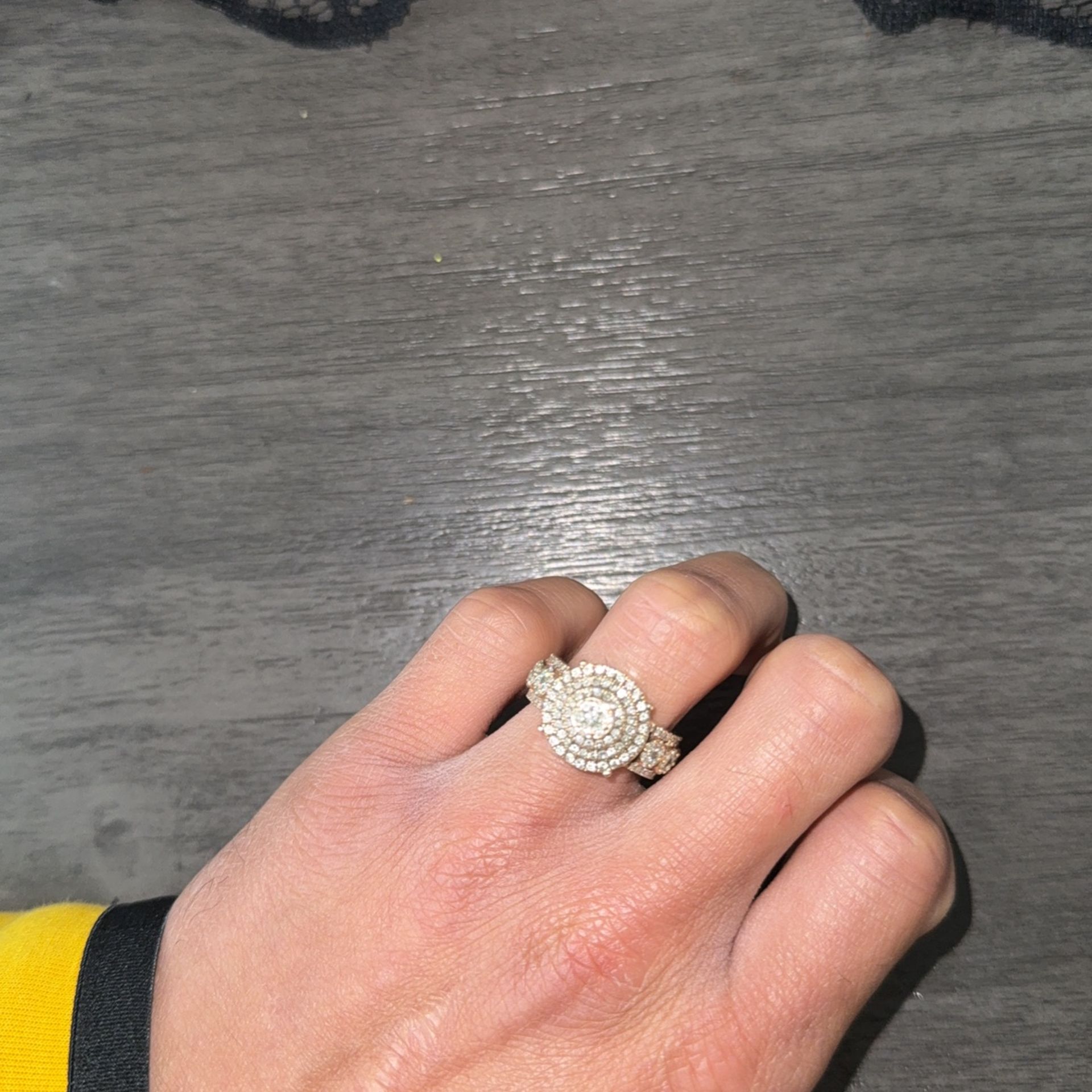 14k Rose Gold Cake Ring