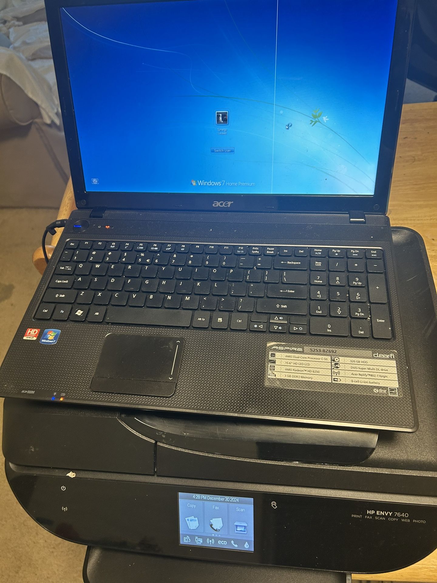 Acer Laptop HP All In One 