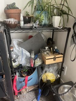 Wire And Metal Shelving 