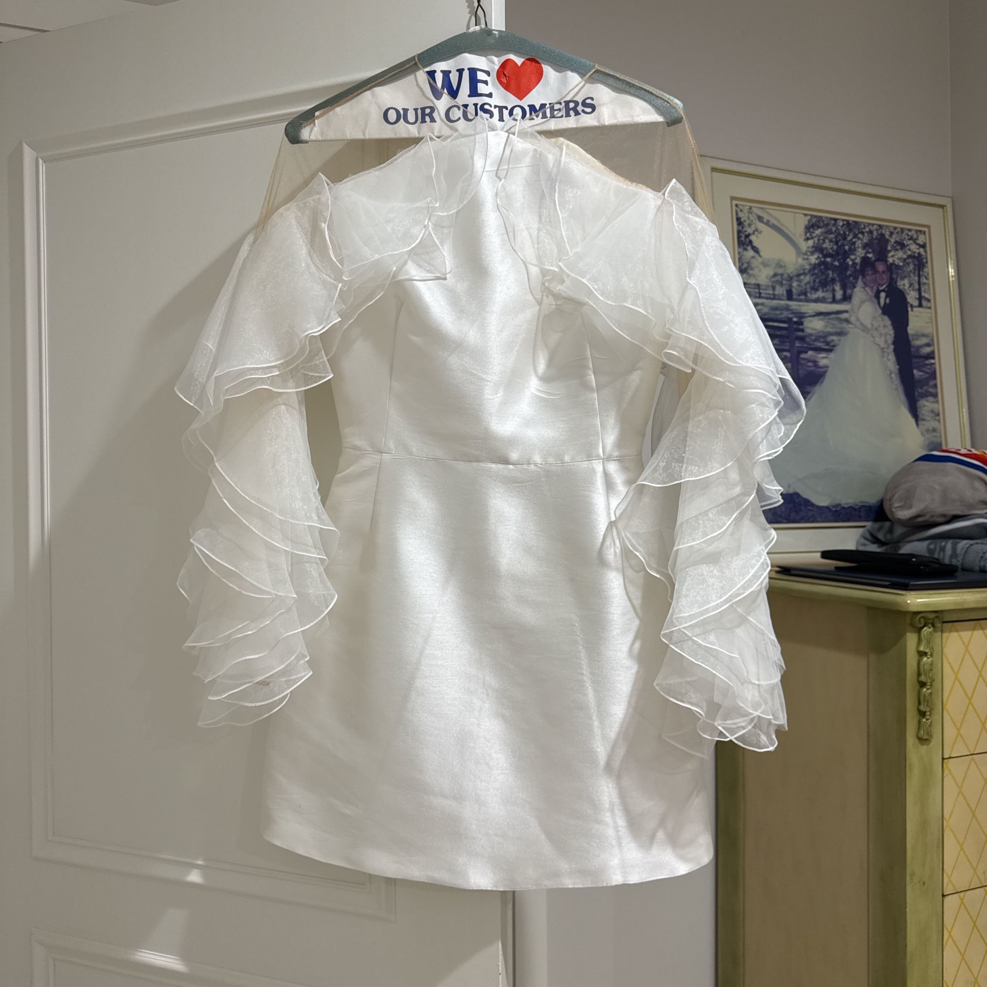 Bridal Shower Dress In White