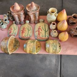 Mexican Pottery Decoration Set