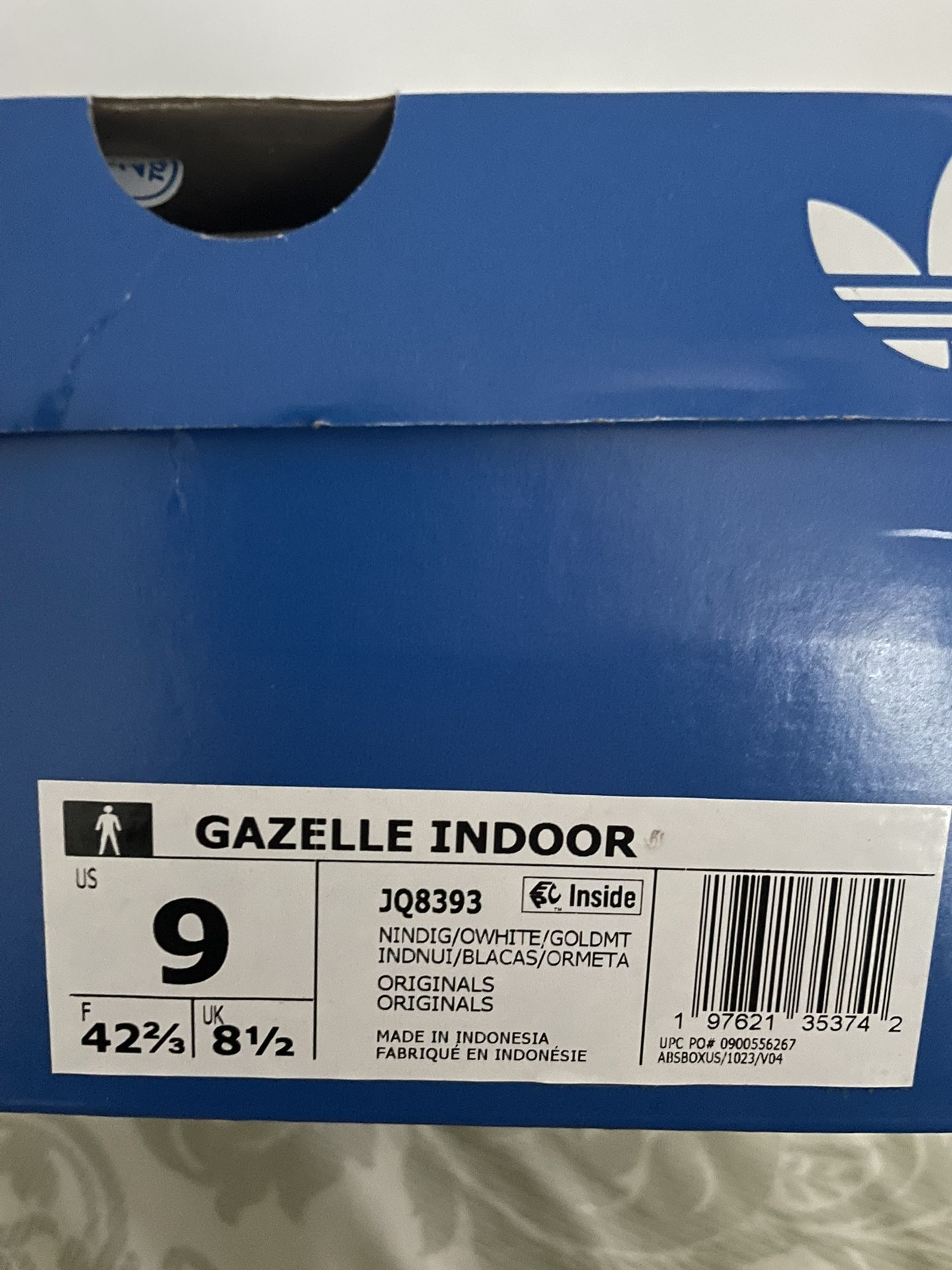 Adidas Gazelle Indoor Indigo Sz9m
