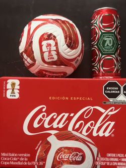 Mundial Coke with ball / pelota