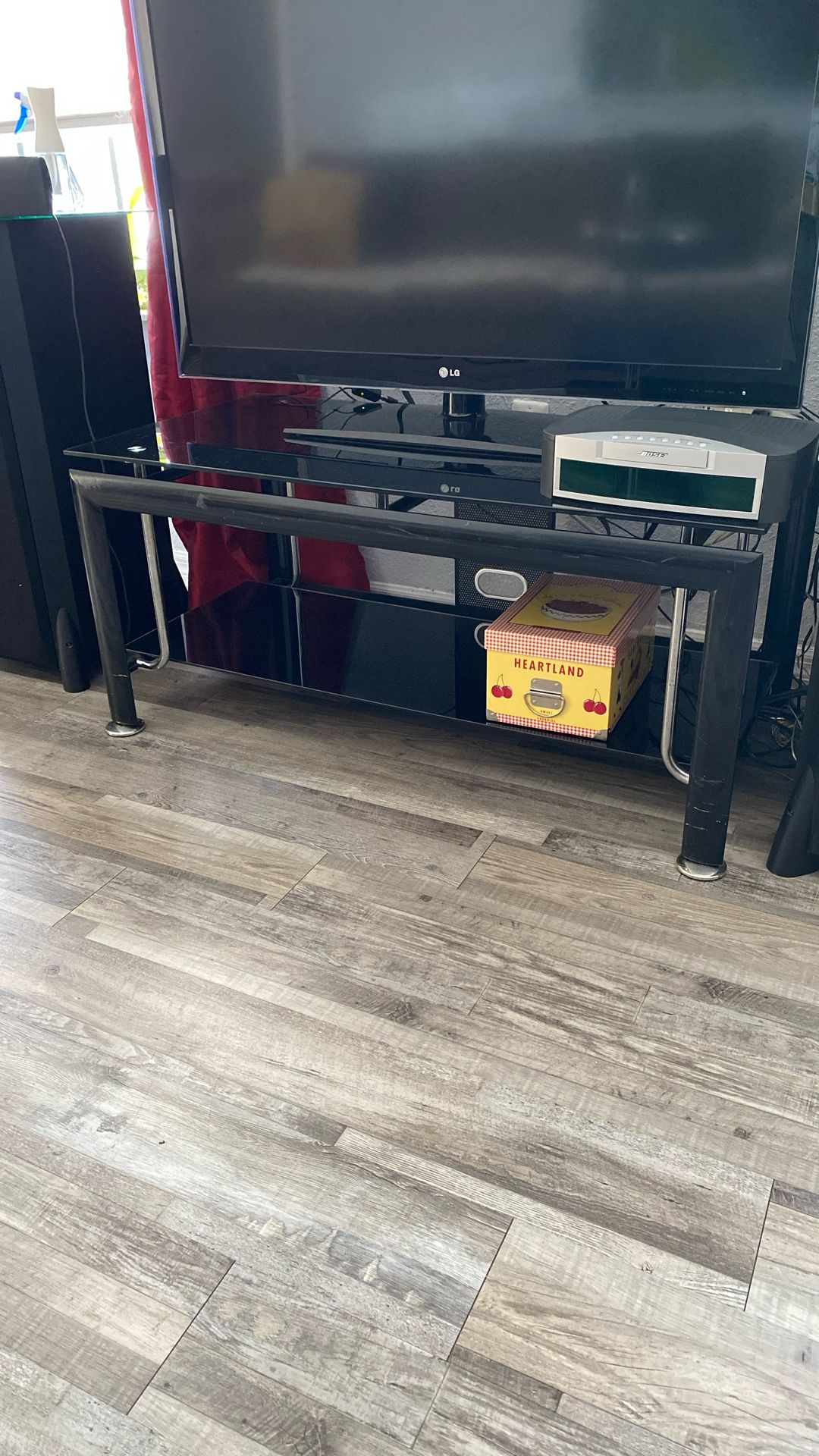 Glass Tv Stand