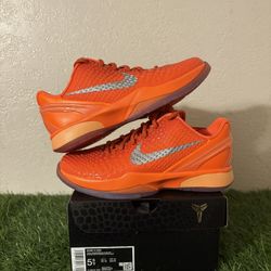 Nike Kobe 6 Total Orange (GS) GRADE SCHOOL 5.5y