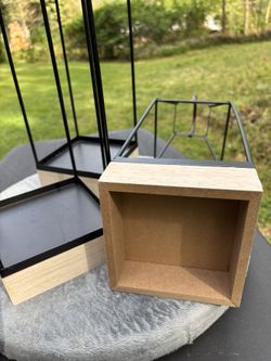 A Set Of Three Modern Farmhouse, Lanterns