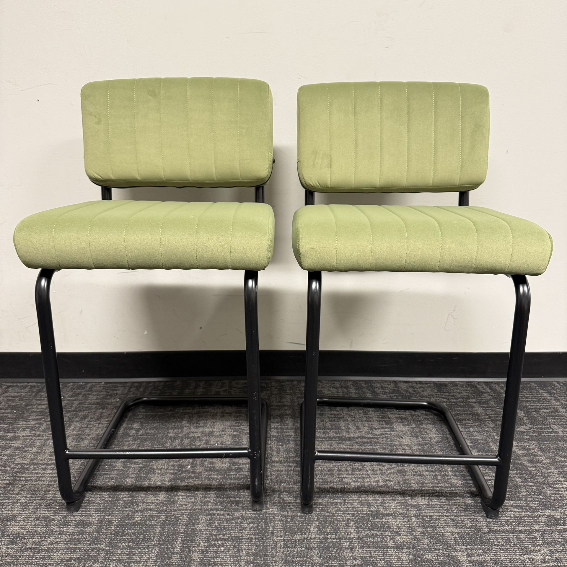 24” Counter Height Barstools Set Of 2