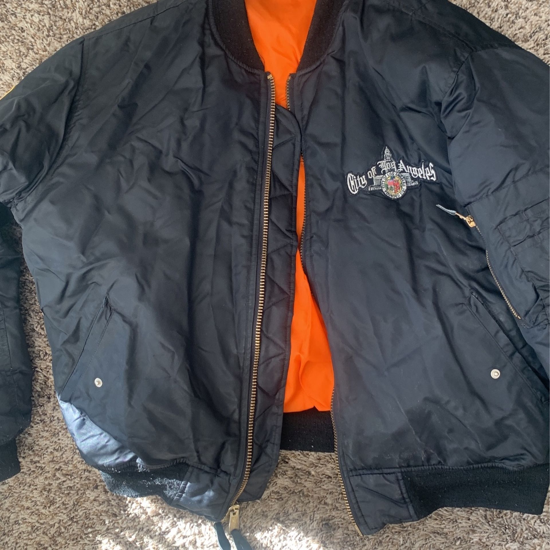 City Of LOS ANGELES BOMBER JACKET SZ L