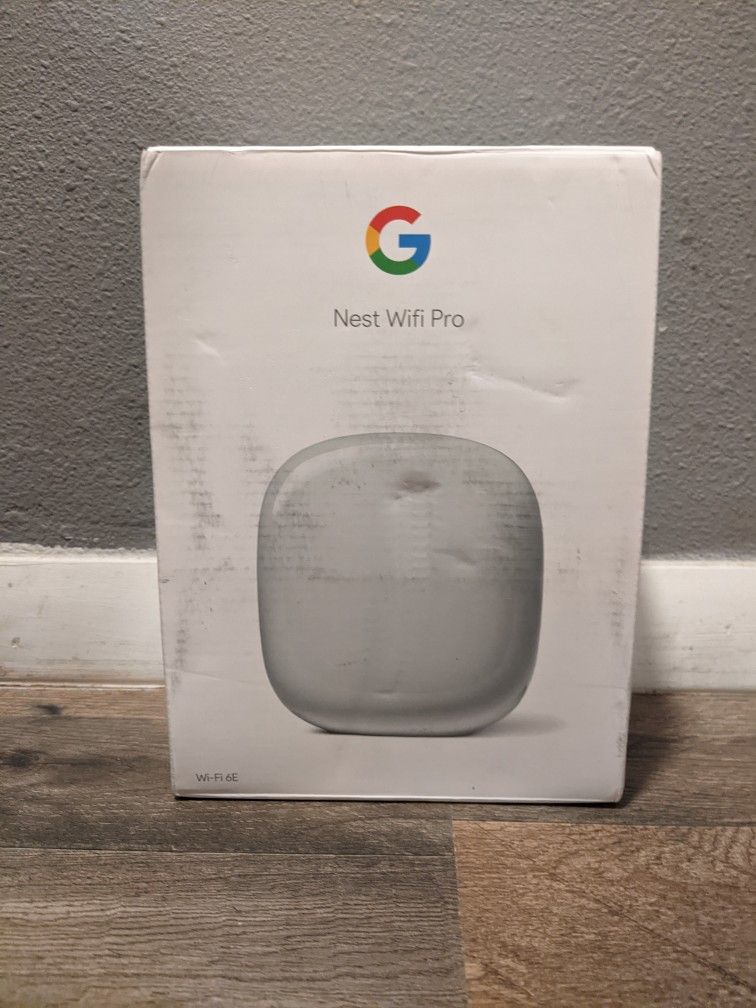 New Google Nest WiFi Pro 6E Mesh Router 1 Packs +Warranty