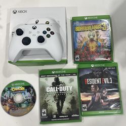 Xbox One  Games And controller