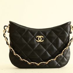 Fashion Classic 22K Underarm Bag Shoulder Bag 