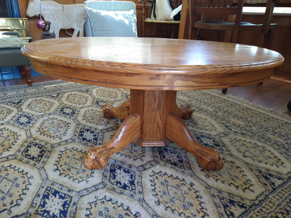 Solid Oak Coffee Table