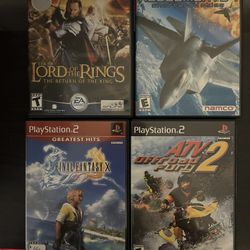 PS2 Game Lot CIB Working