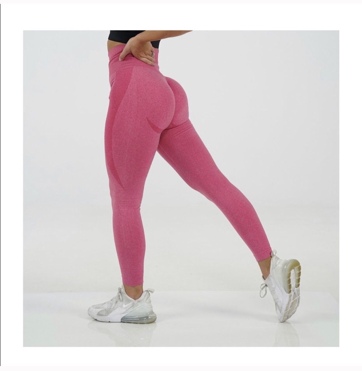 Brand new NVGTN seamless contour leggings in hot pink, size XL