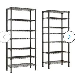 -Used HDX 7 Shelfs cart 36"x16"x72"
-With casters , good condition