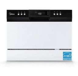 Midea 22 in. Portable Countertop Dishwasher, Energy Star, White