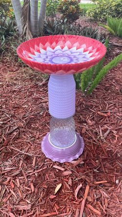 Decorative Ceramic Bird Bath