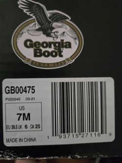 Mens size 7 Georgia workboots