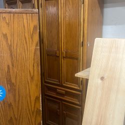 Bedroom Furniture 6 Feet Tall Each 2tall Side Bed Cabinets  