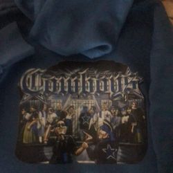 Cowboys Xl Zip Up Hoodie Jacket -new