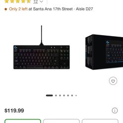 Logitech Pro Mechanical Gaming Keyboard