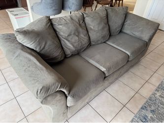 Darcy Sofa Couch Ashley Furniture Gray Cobblestone 3 Seats