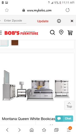 Montana Queen White Bookcase