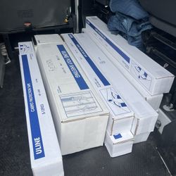 Carpet Protection Tape x Uline Poly Sheeting