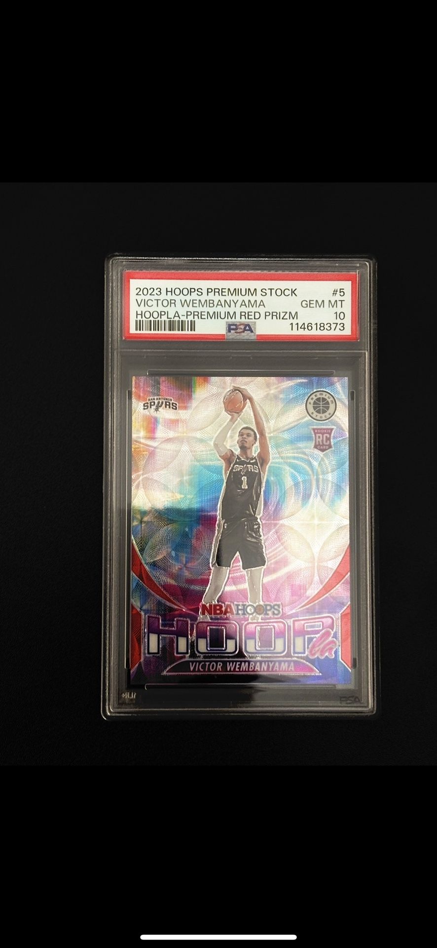 Victor Wembanyama /88 Rookie PSA 10 Prizm Hoopla Scope