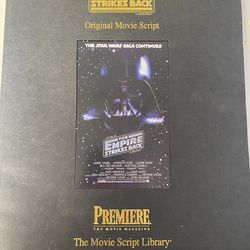 Star Wars The Empire Strikes Back Original Movie Script Collectors Edition