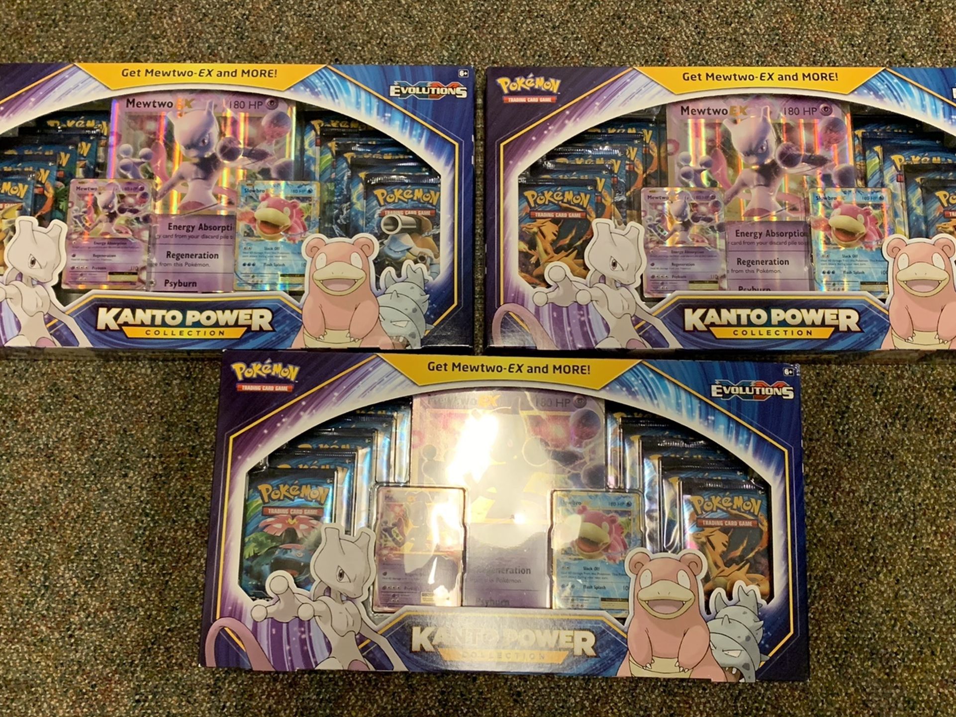 Lot of 3 - Kanto Power Collection - Evolutions XY