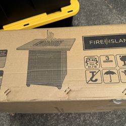 NIB Fire Island Wakefield Outdoor Gas Fire Put. 