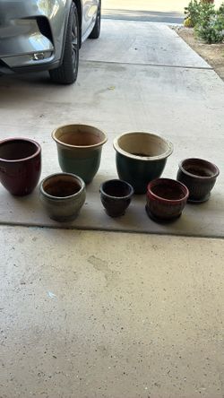 Ceramic Pots Varies Sizes