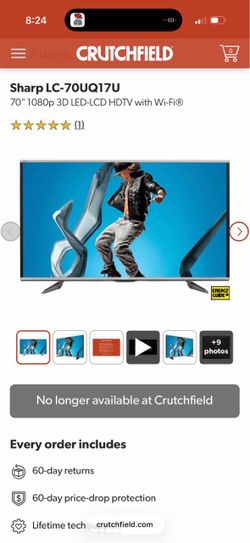 70” 2D/3D sharp aquos tv
