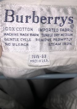 Burberrys white button down shirt *VERY NEGOTIABLE*