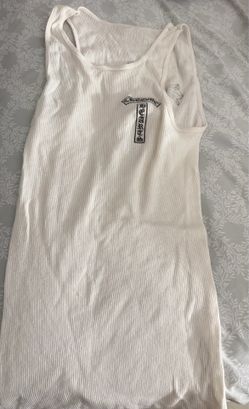 Chrome heart tank top