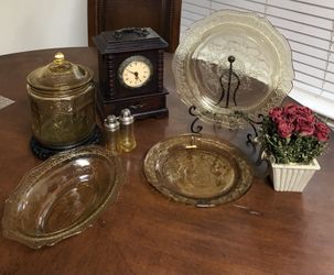 Vintage Federal Glass Amber