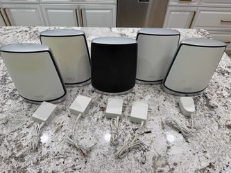 Netgear Orbi 850 Series AX6000 Tri-Band WiFi 6 Mesh System (Router & 4 Satellites)