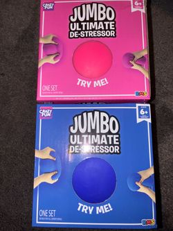 Jumbo squish ball rms blue or pink $20 each