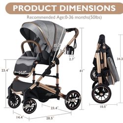 Convertible Baby Stroller for Infant and Newborn