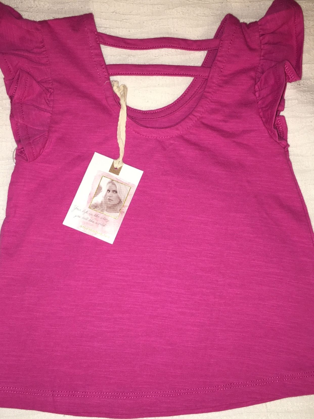 T-shirt Girl Jessica Simpson New Pink 3T