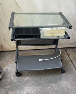 Wheeled electronics cart