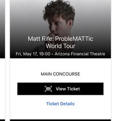 Matt Rife Tickets May 17