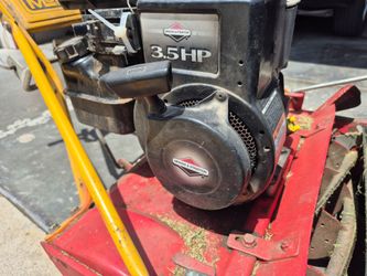Mclane front throw lawn mower 3.5 briggs and stranton