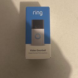 Ring Video Doorbell - Satin Nickel - Brand New